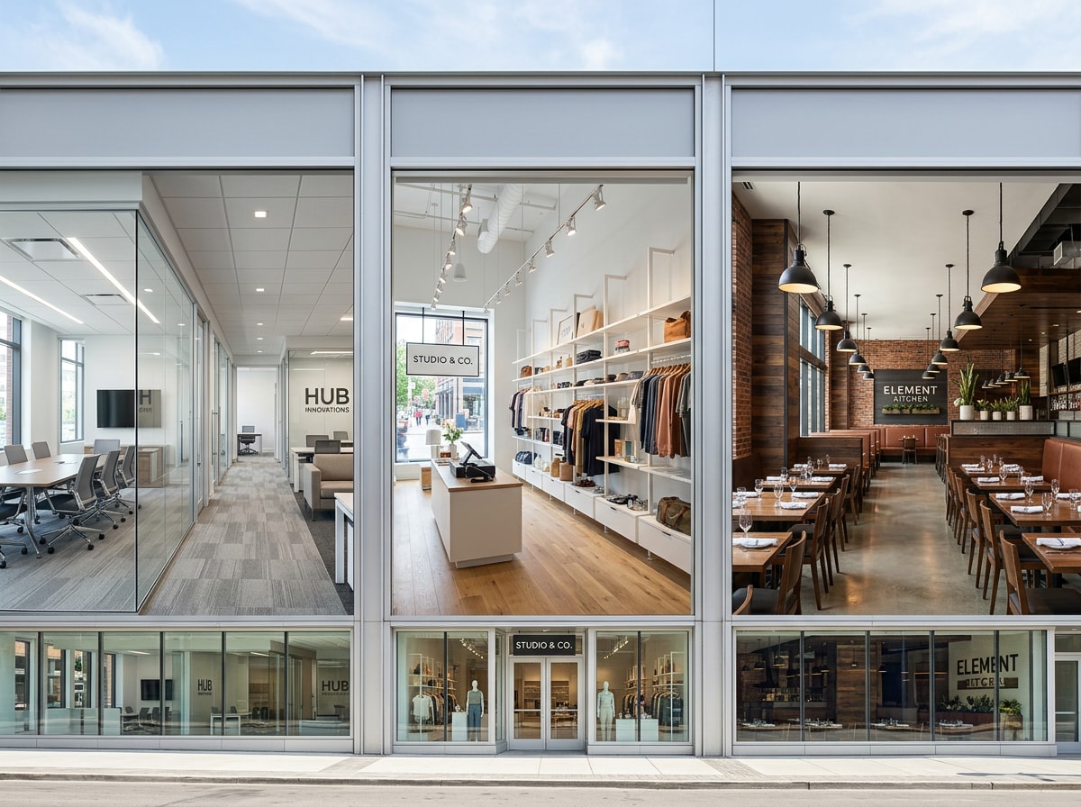 Office, retail, and restaurant commercial renovation project examples in Snohomish County